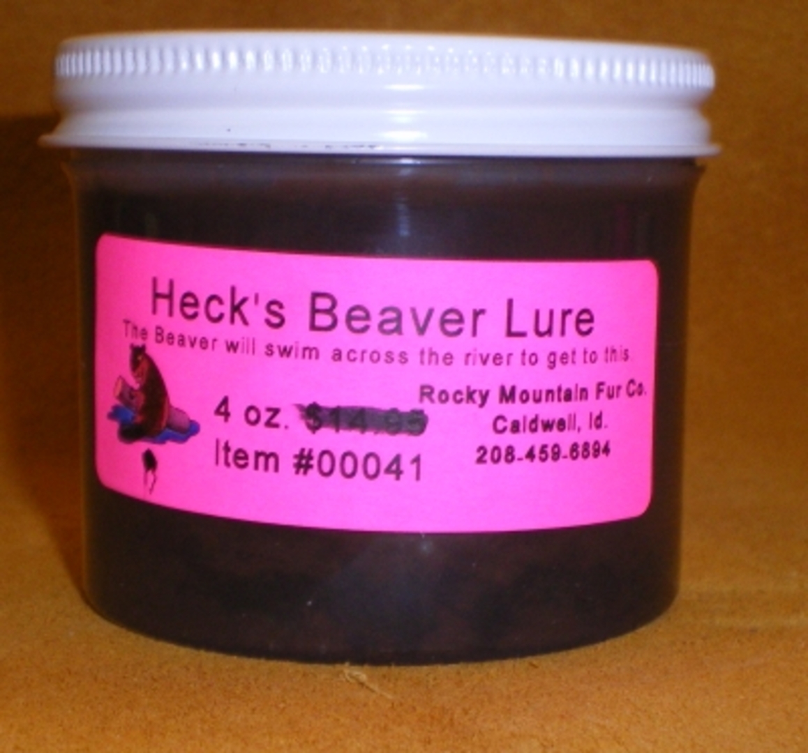 Heck's Beaver Lure - Click Image to Close