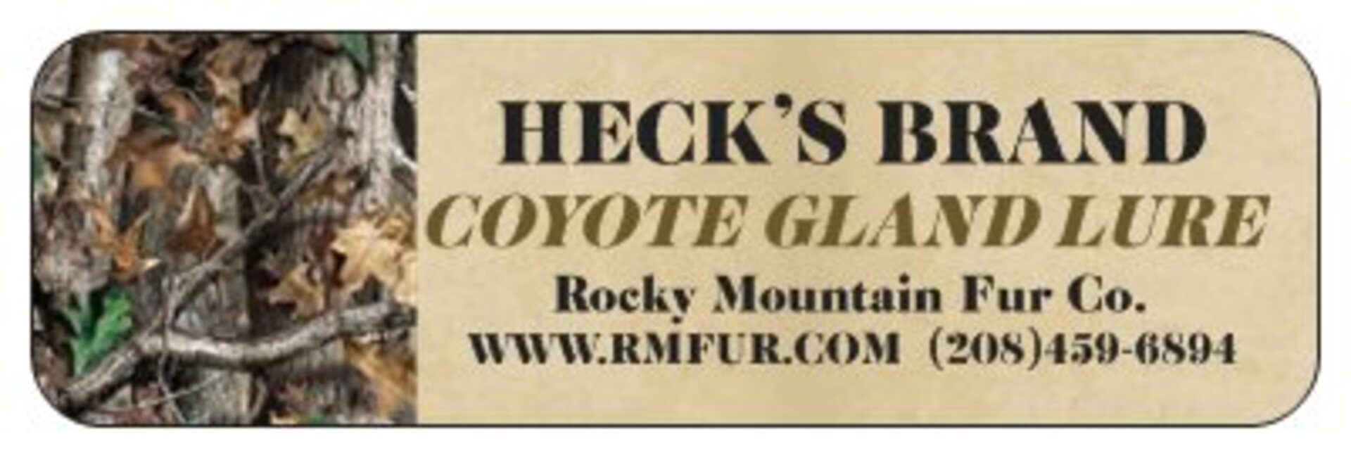 Heck's Coyote Gland Lure