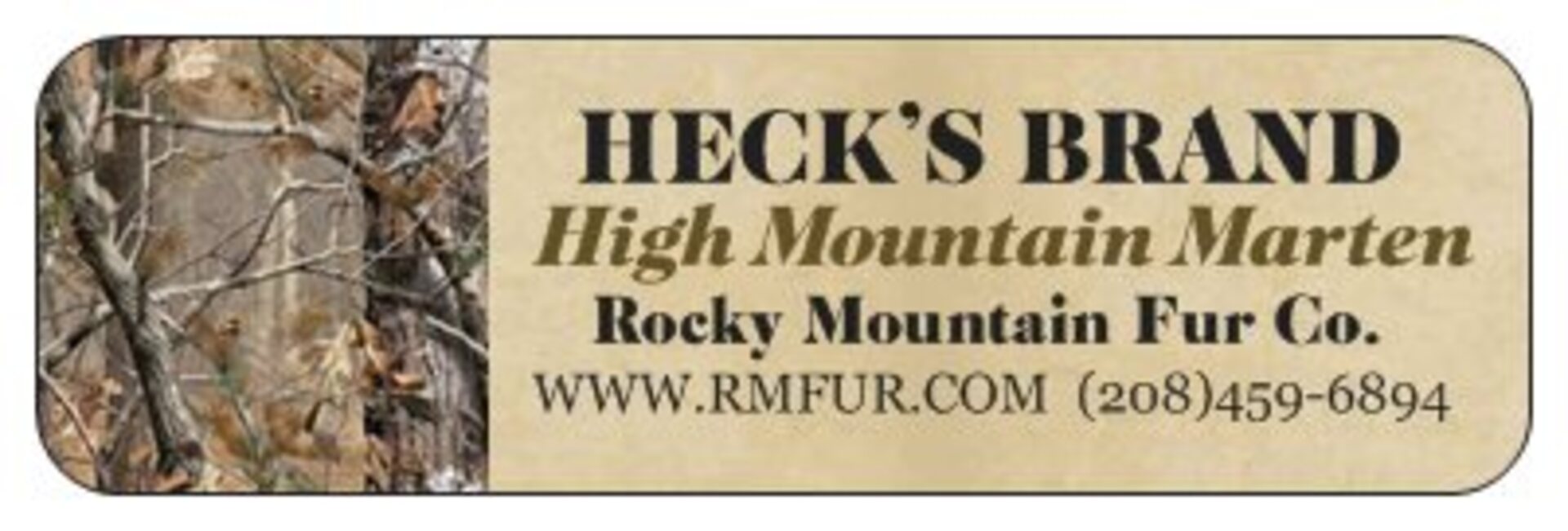 Heck's High Mountain Marten Lure