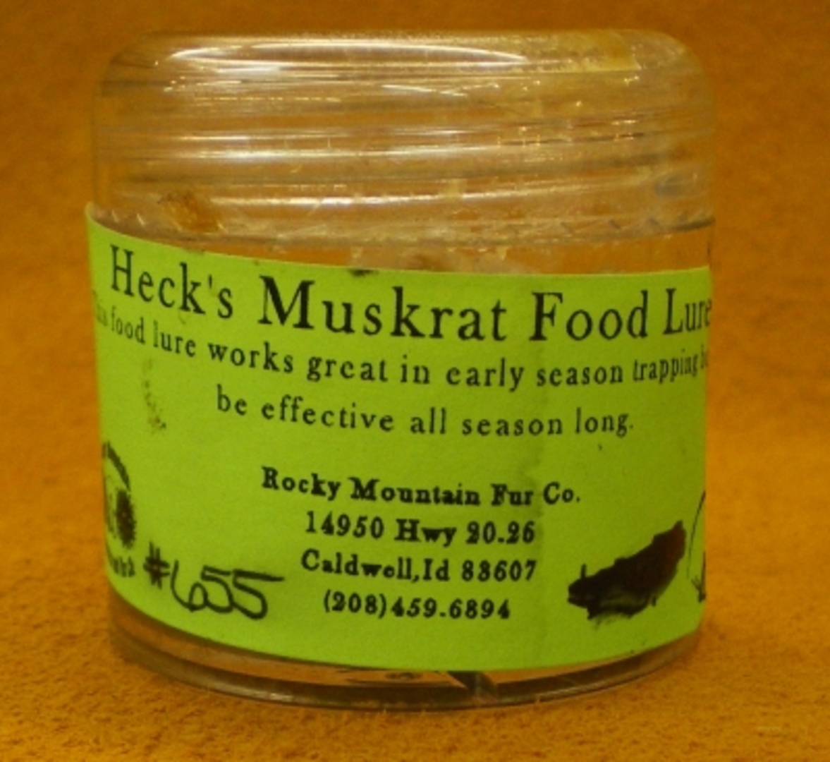 Heck's Muskrat Food Lure